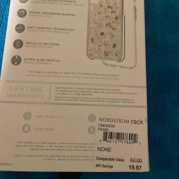 iPhone X Case-Mate beautiful case. - Picture 7 of 7